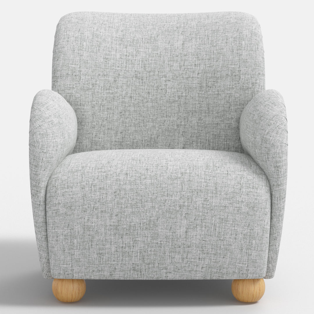 Modern Curved Back Comfort Armchair