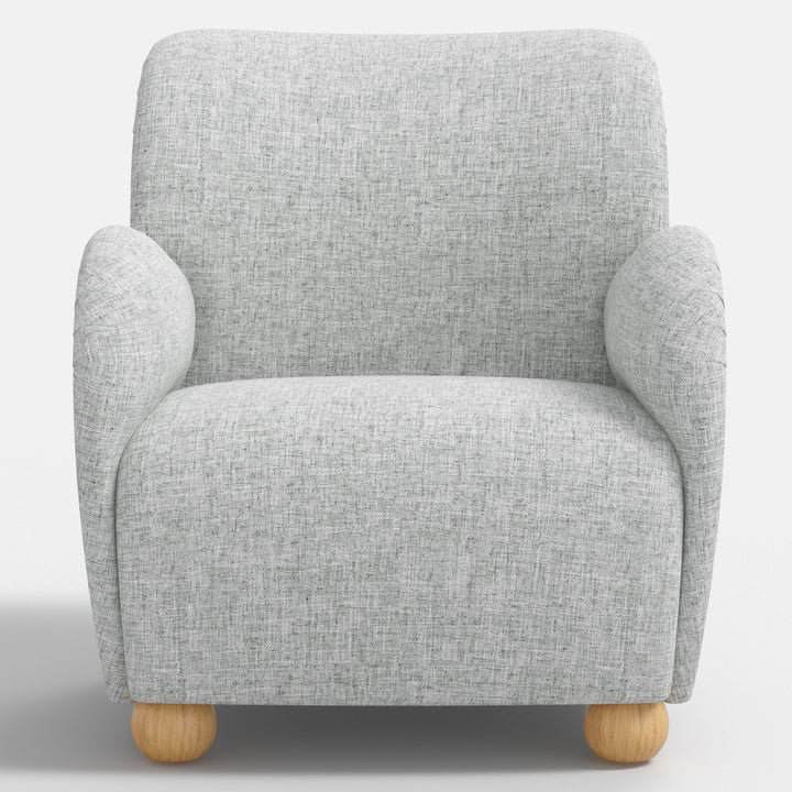 Modern Curved Back Comfort Armchair