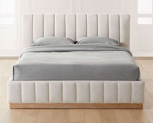 Forte White Bed-Queen