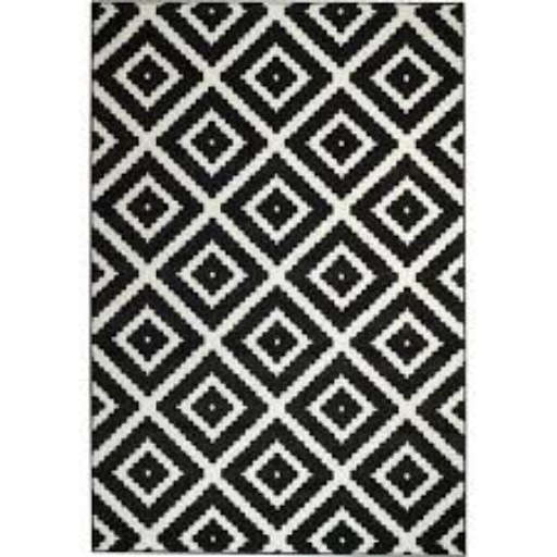 Leana Black Indoor Area Rug-7'4"X10'6"