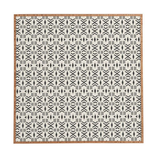 Geo Mudcloth' Framed Graphic Art Print