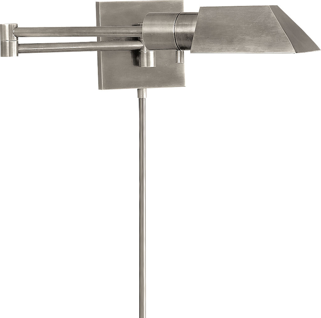 Studio Swing Arm Wall Light in Antique Nickel