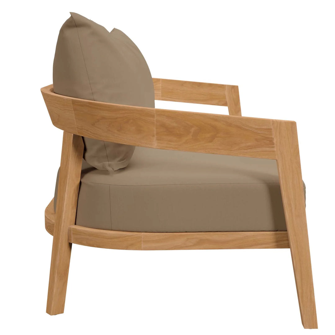 Brimwell Teak Wood Outdoor Patio Loveseat