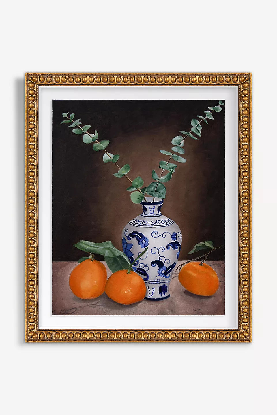 Tangerines and Eucalyptus Wall Art