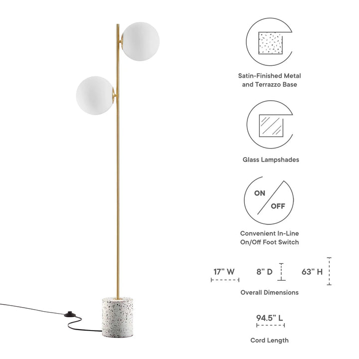 Pop Terrazzo Floor Lamp