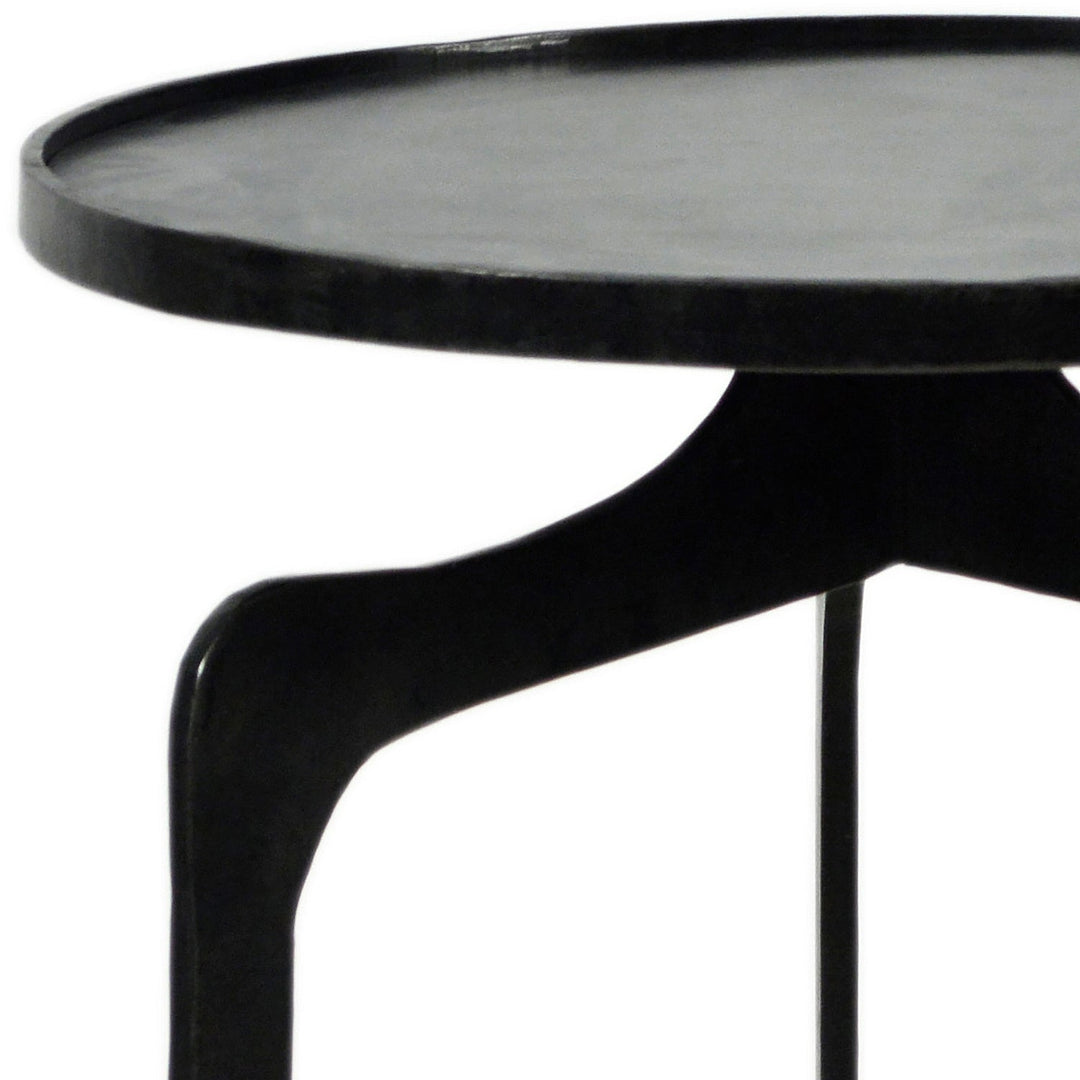 Modern Geometric Chic Flip-Top Side Table