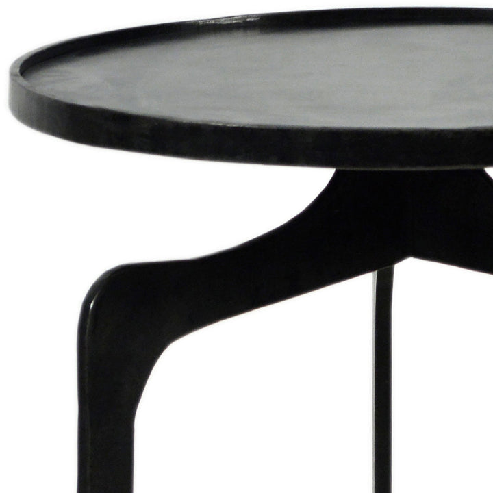 Modern Geometric Chic Flip-Top Side Table