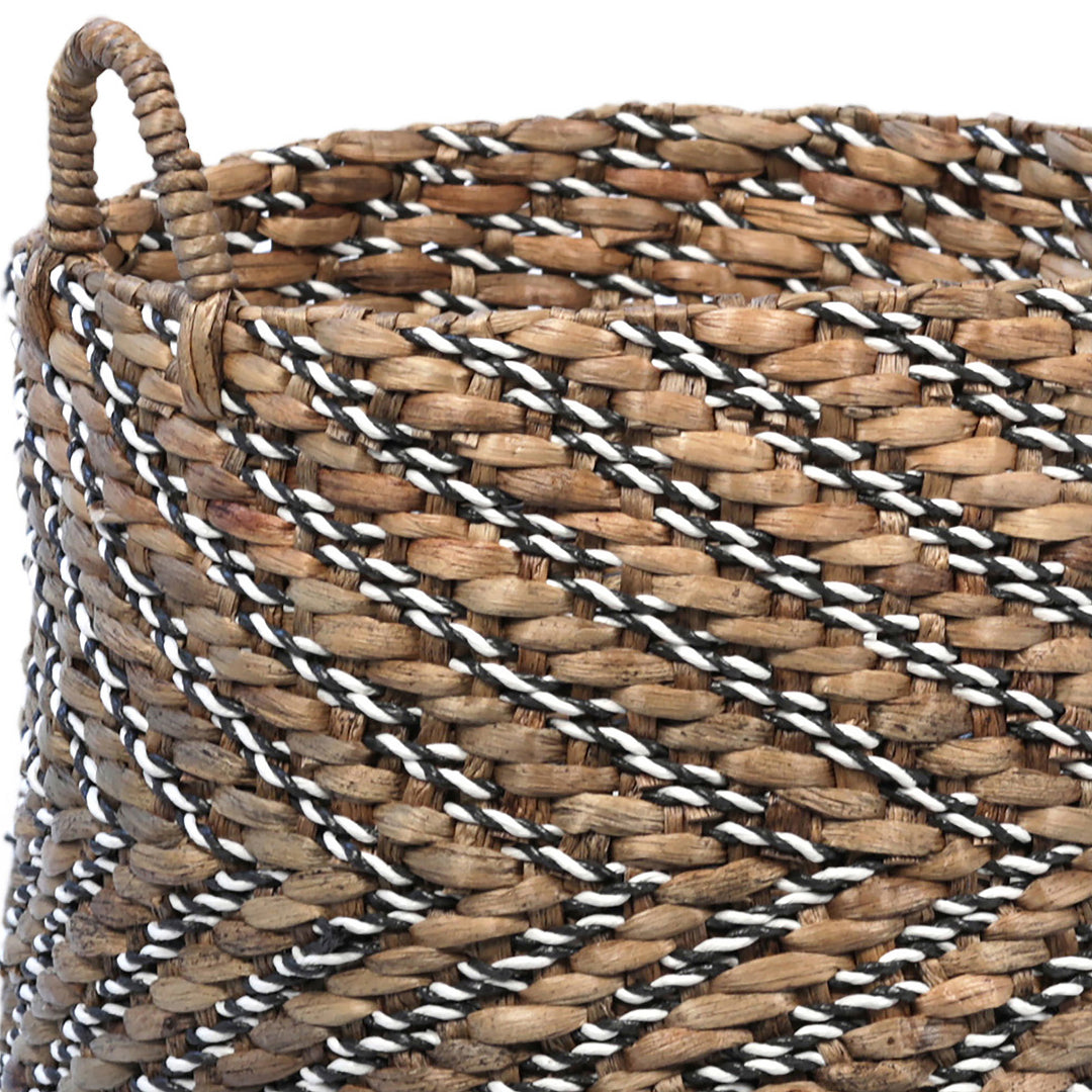 Verdant Oasis Wicker Weave Display Stand