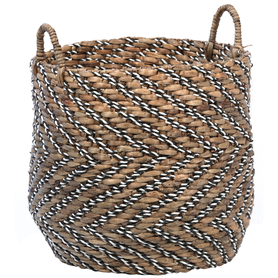 Verdant Oasis Wicker Weave Display Stand