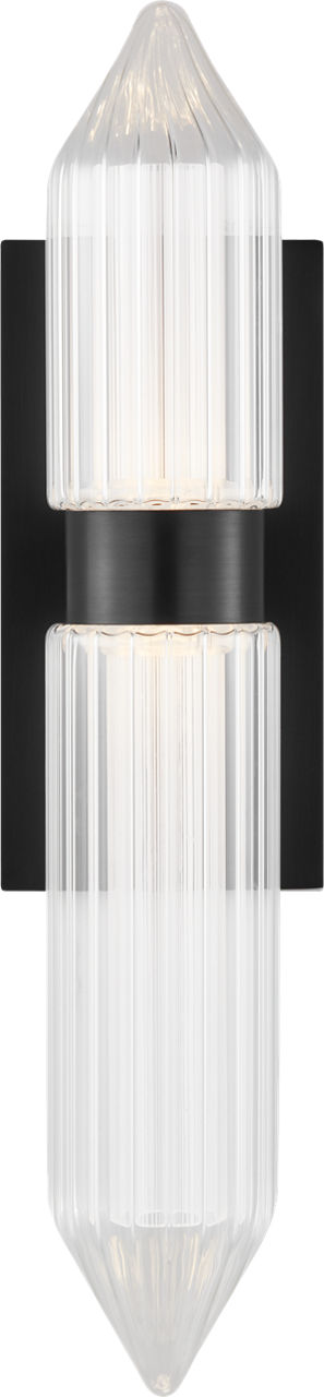 Langston Large Wall Sconce Plated Dark Bronze Integrated LED 2700K 90 CRI 277V