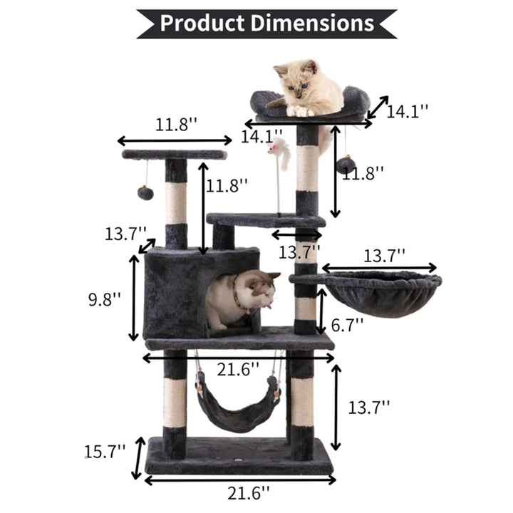 Deniene 45.2'' H Cat Tree