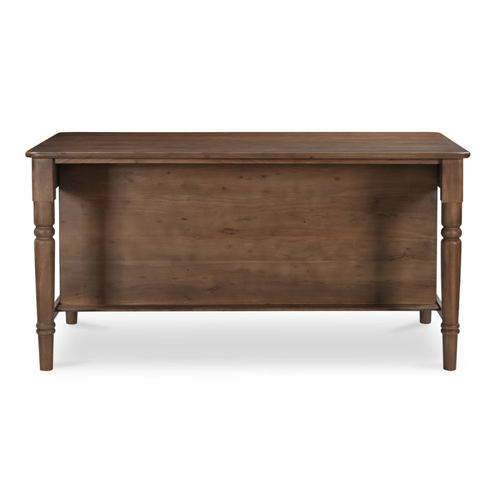 Timeless Mid-Tone Brown Kitchen Workstation