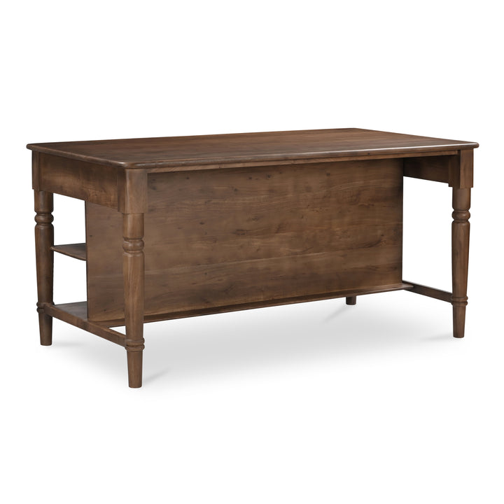 Timeless Mid-Tone Brown Kitchen Workstation