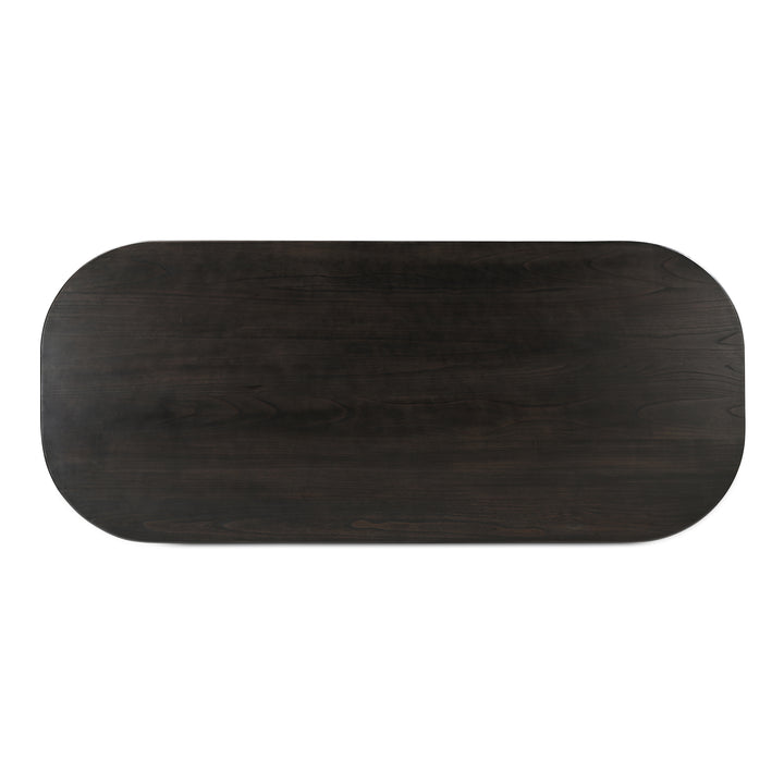 Elegant Oval Solid Wood Dining Table