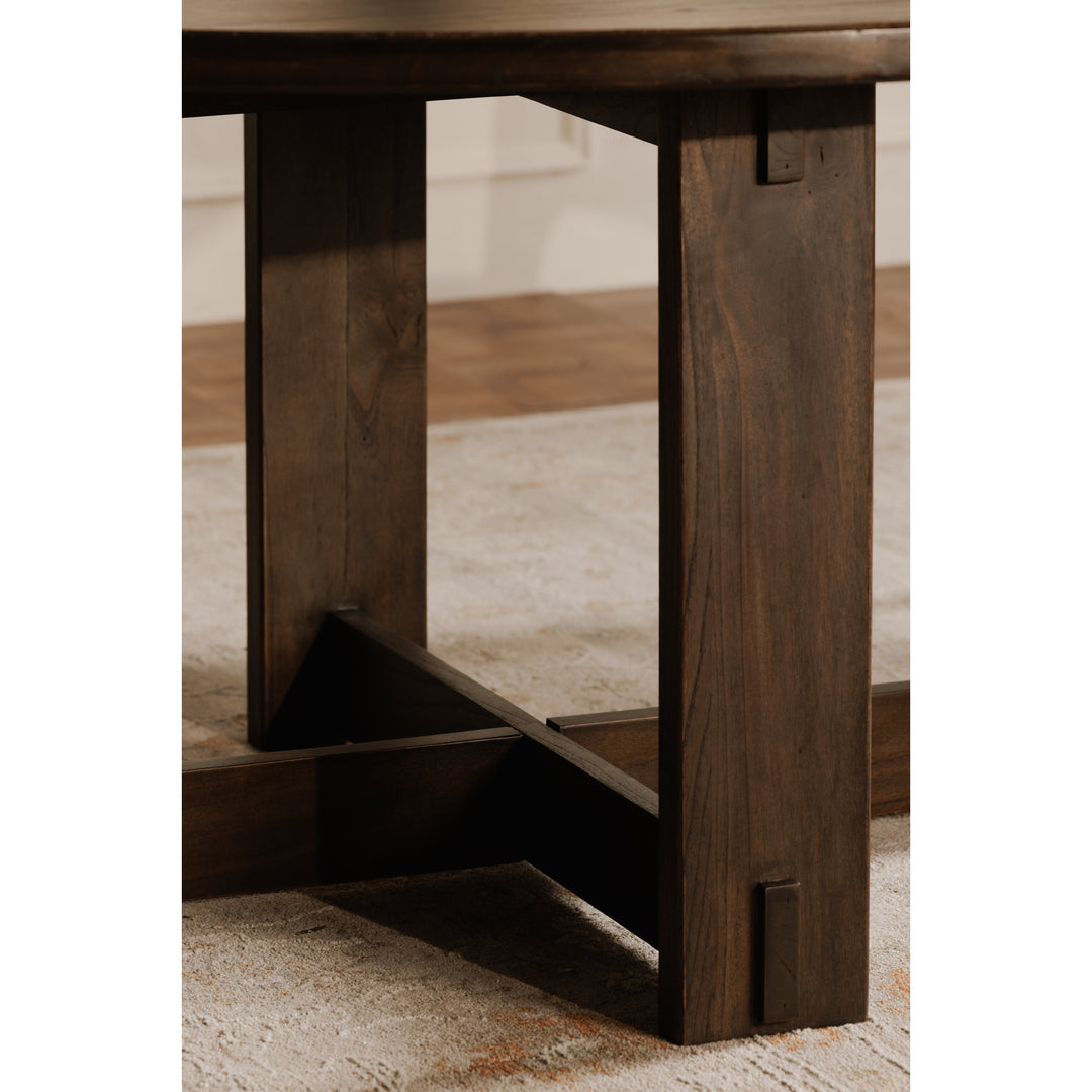 Timeless Neem Wood Oval Dining Table