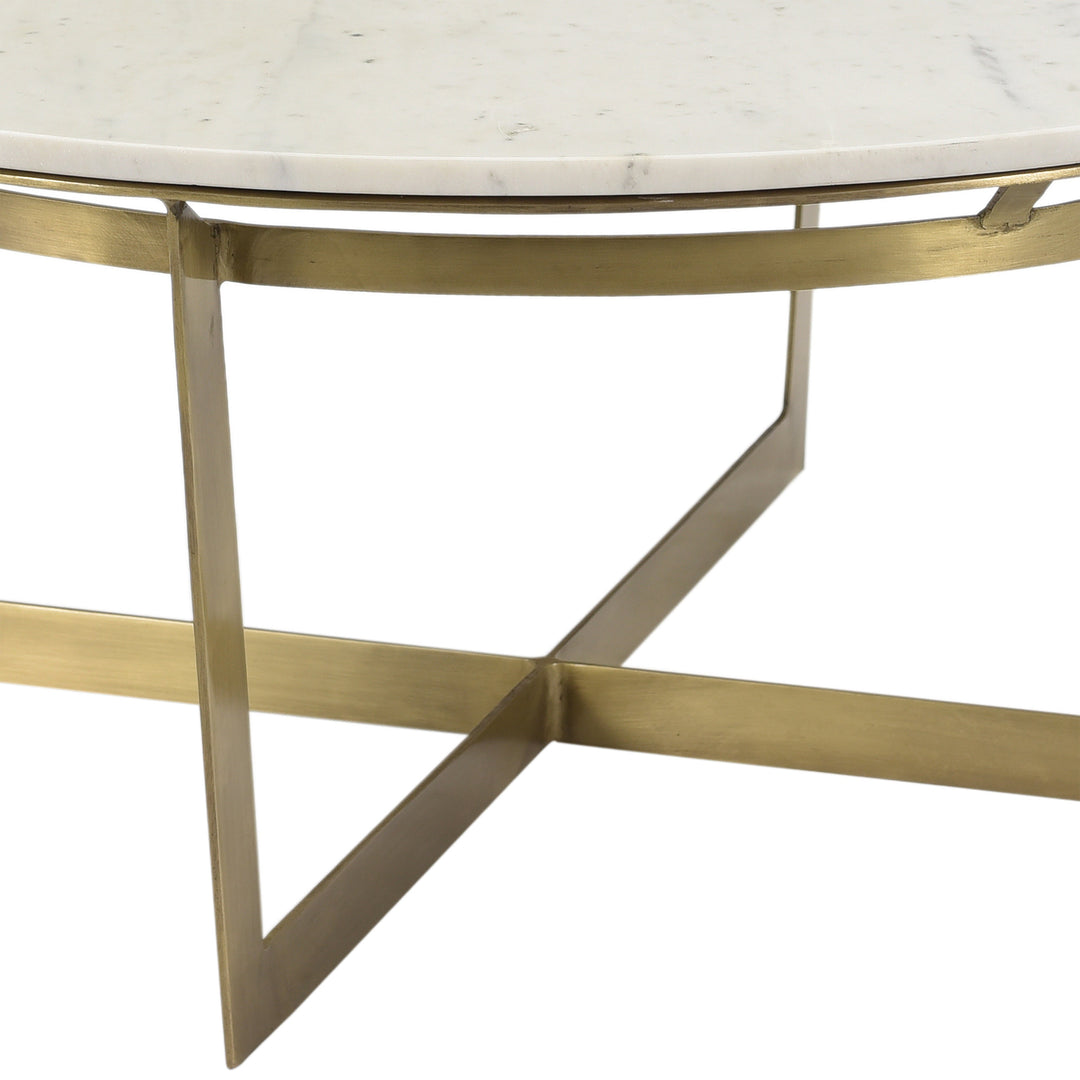 Elegant Marble Bistro Side Table