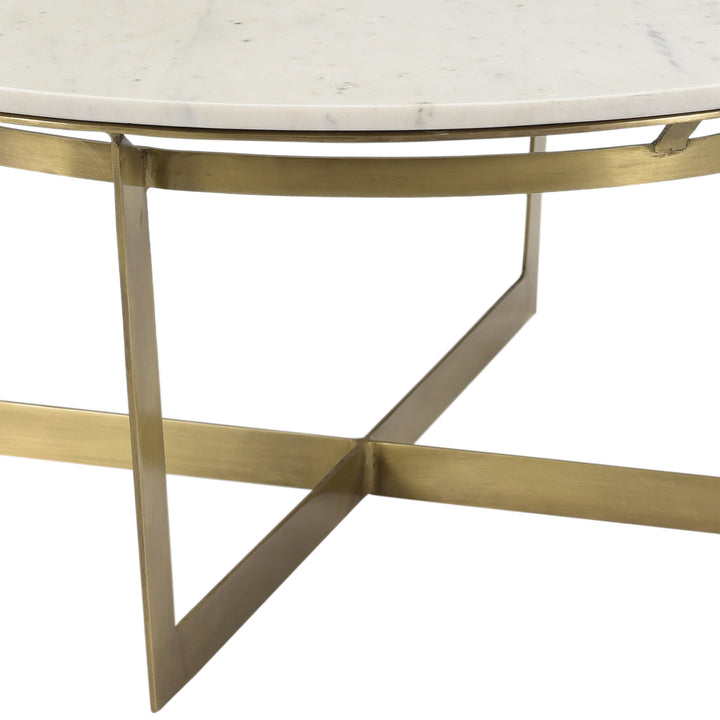 Elegant Marble Bistro Side Table
