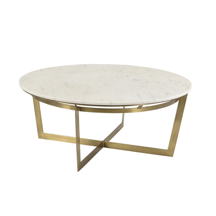 Elegant Marble Bistro Side Table