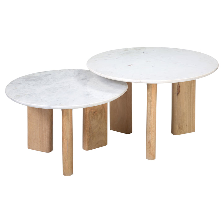Elegant Modern Stone-Inspired Café Table