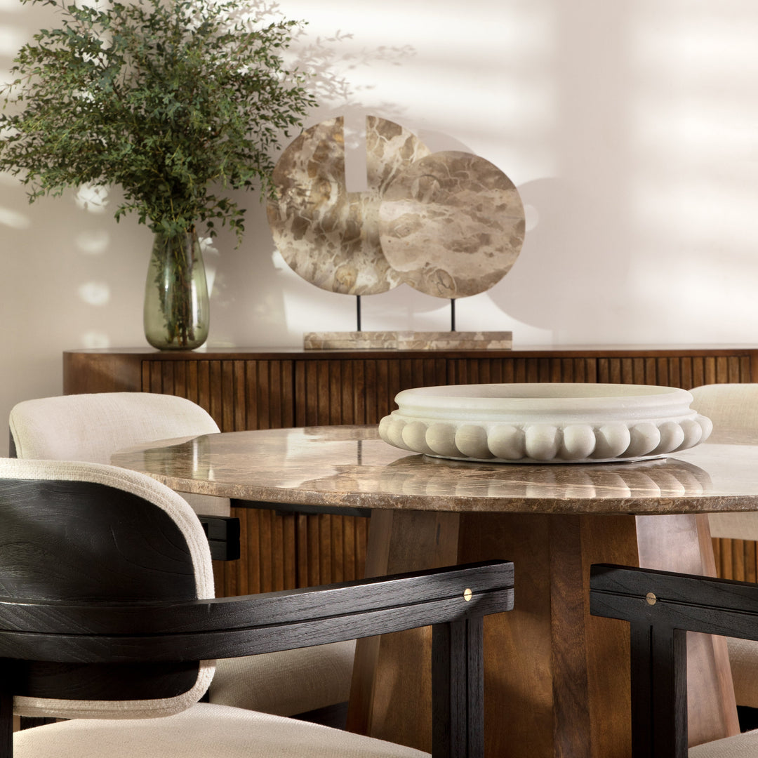 Elegant Swirl Stone Dish