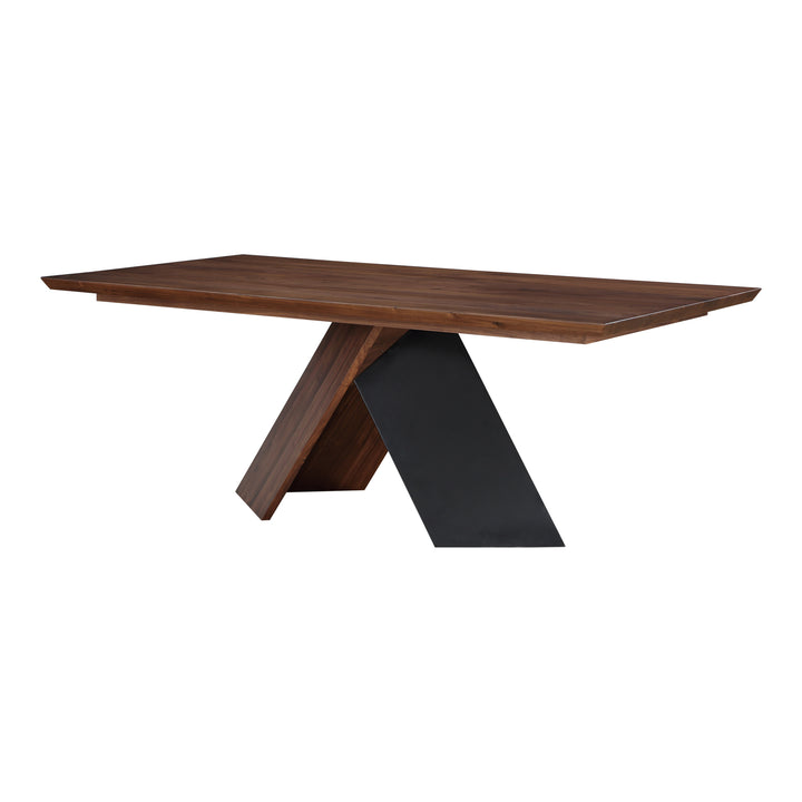 Modern Solid Walnut Gathering Table