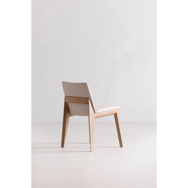Zenith Oak Dining Chair Set of Two - Grey