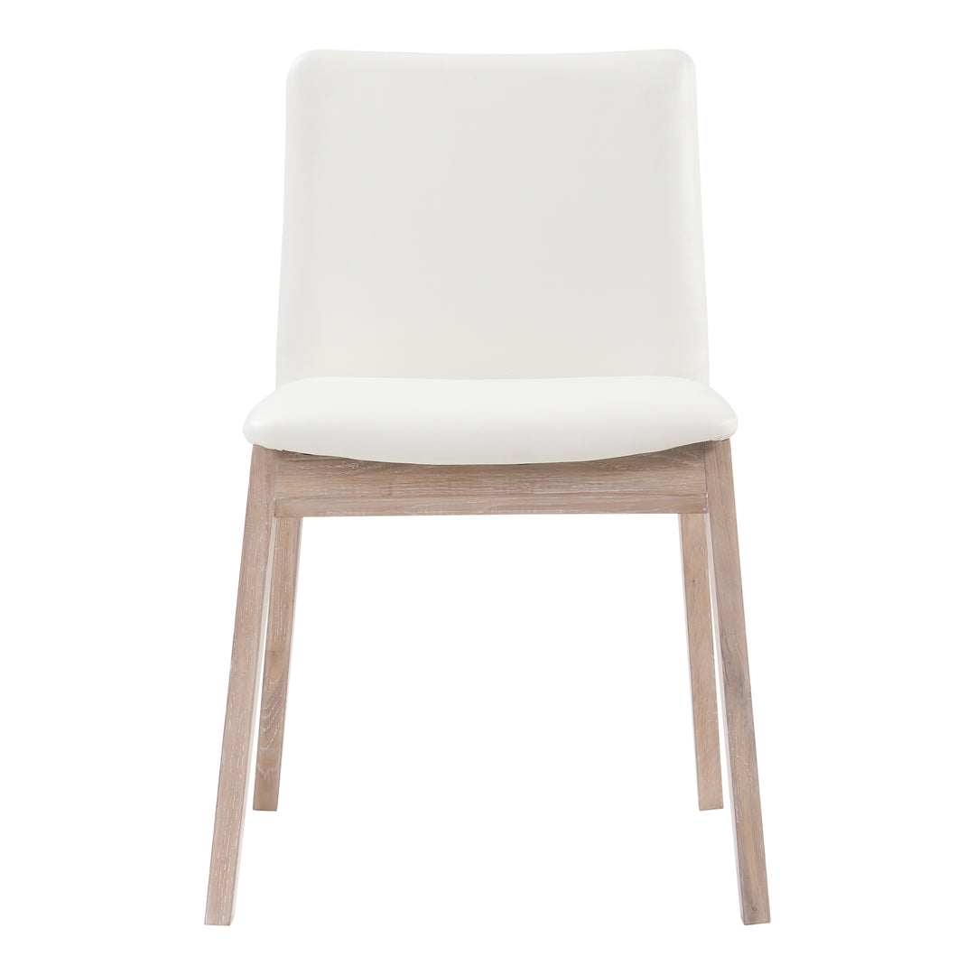 Zenith Oak Dining Chair Set of Two - Grey
