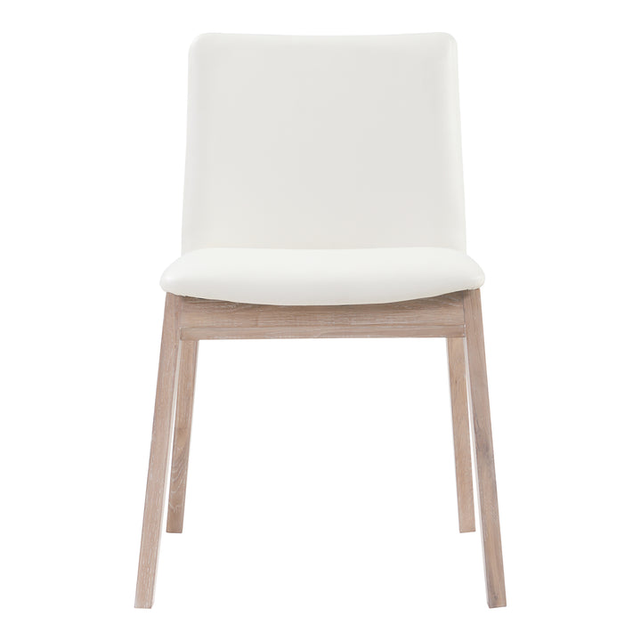 Zenith Oak Dining Chair Set of Two - Grey