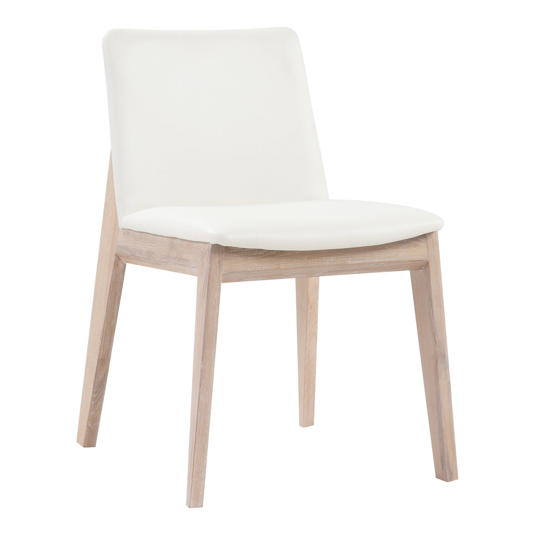 Zenith Oak Dining Chair Set of Two - Grey