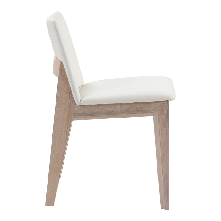 Zenith Oak Dining Chair Set of Two - Grey