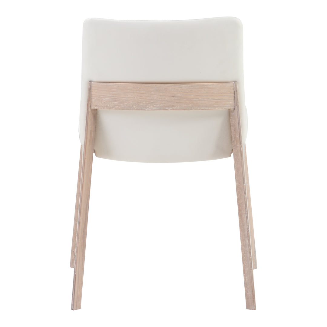 Zenith Oak Dining Chair Set of Two - Grey