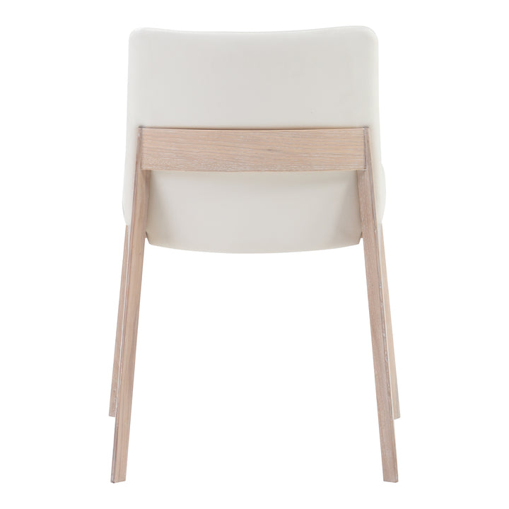 Zenith Oak Dining Chair Set of Two - Grey