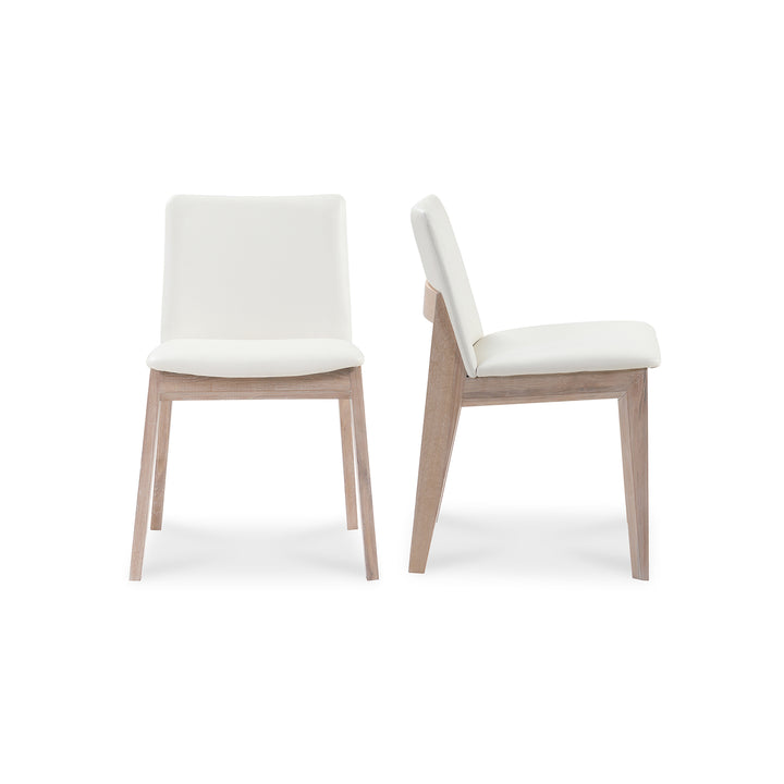 Zenith Oak Dining Chair Set of Two - Grey
