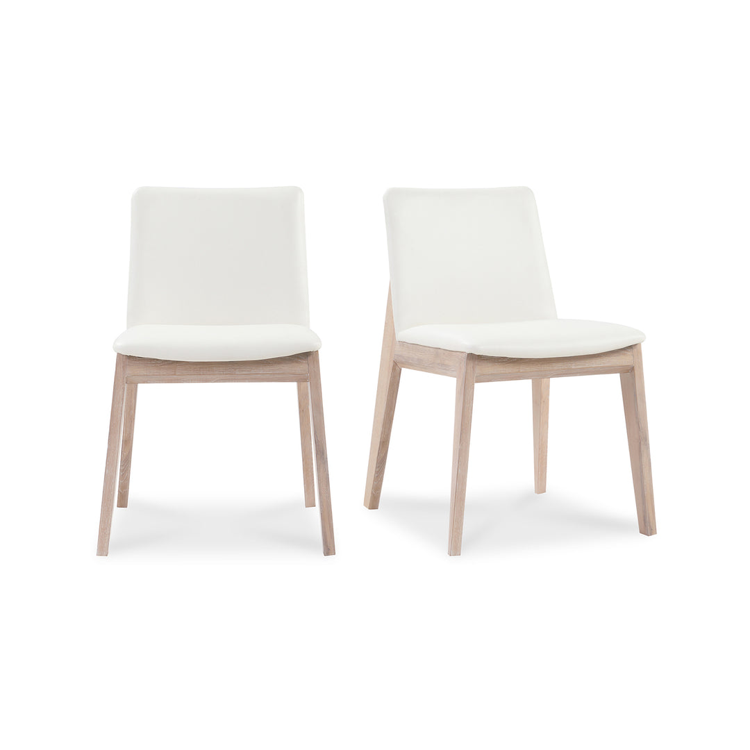 Zenith Oak Dining Chair Set of Two - Grey