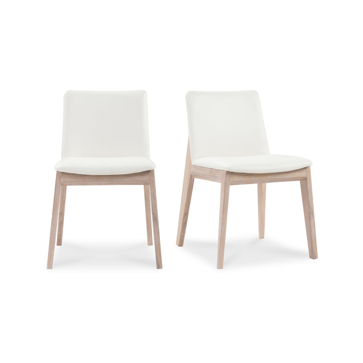 Zenith Oak Dining Chair Set of Two - Grey