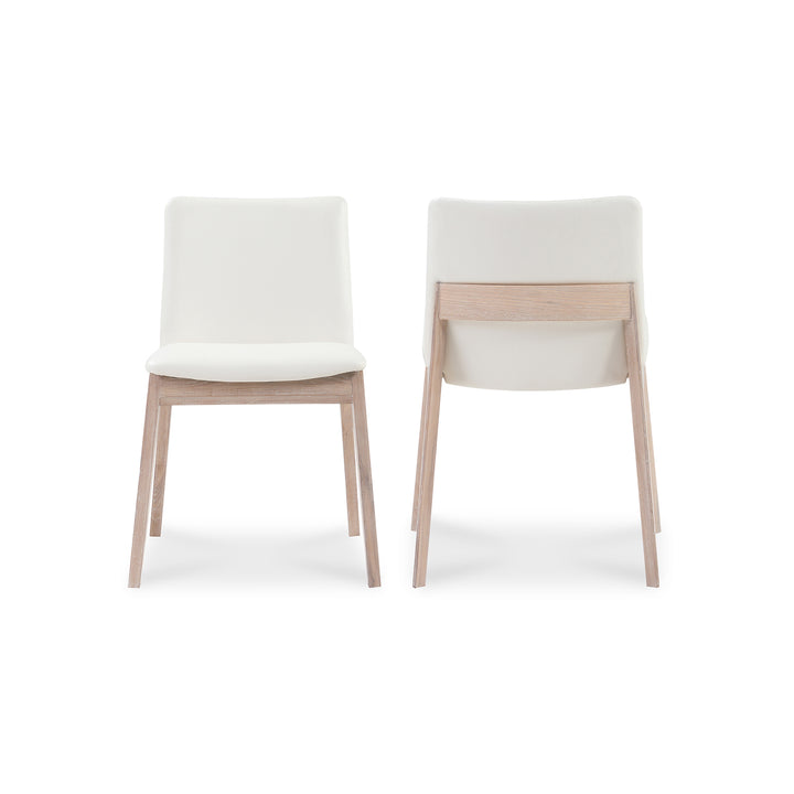 Zenith Oak Dining Chair Set of Two - Grey