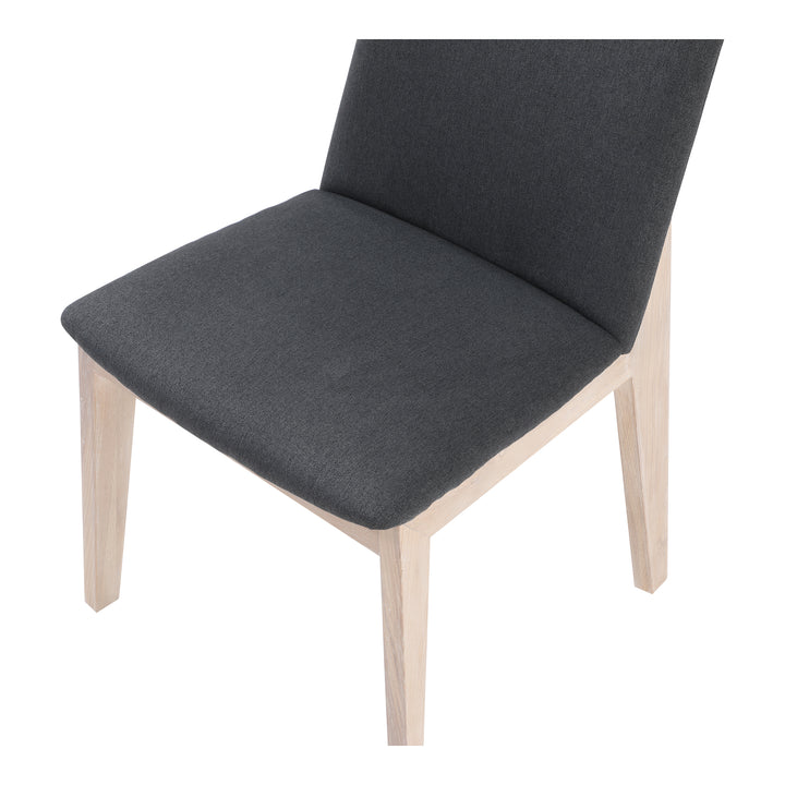 Zenith Oak Dining Chair Set of Two - Grey