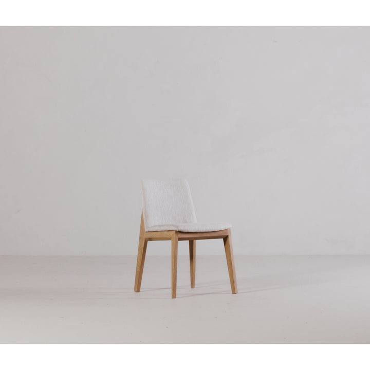 Zenith Oak Dining Chair Set of Two - Grey