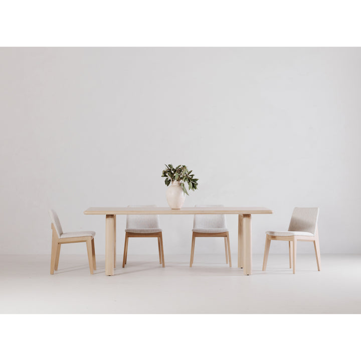 Zenith Oak Dining Chair Set of Two - Grey