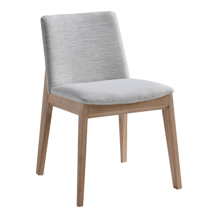 Zenith Oak Dining Chair Set of Two - Grey