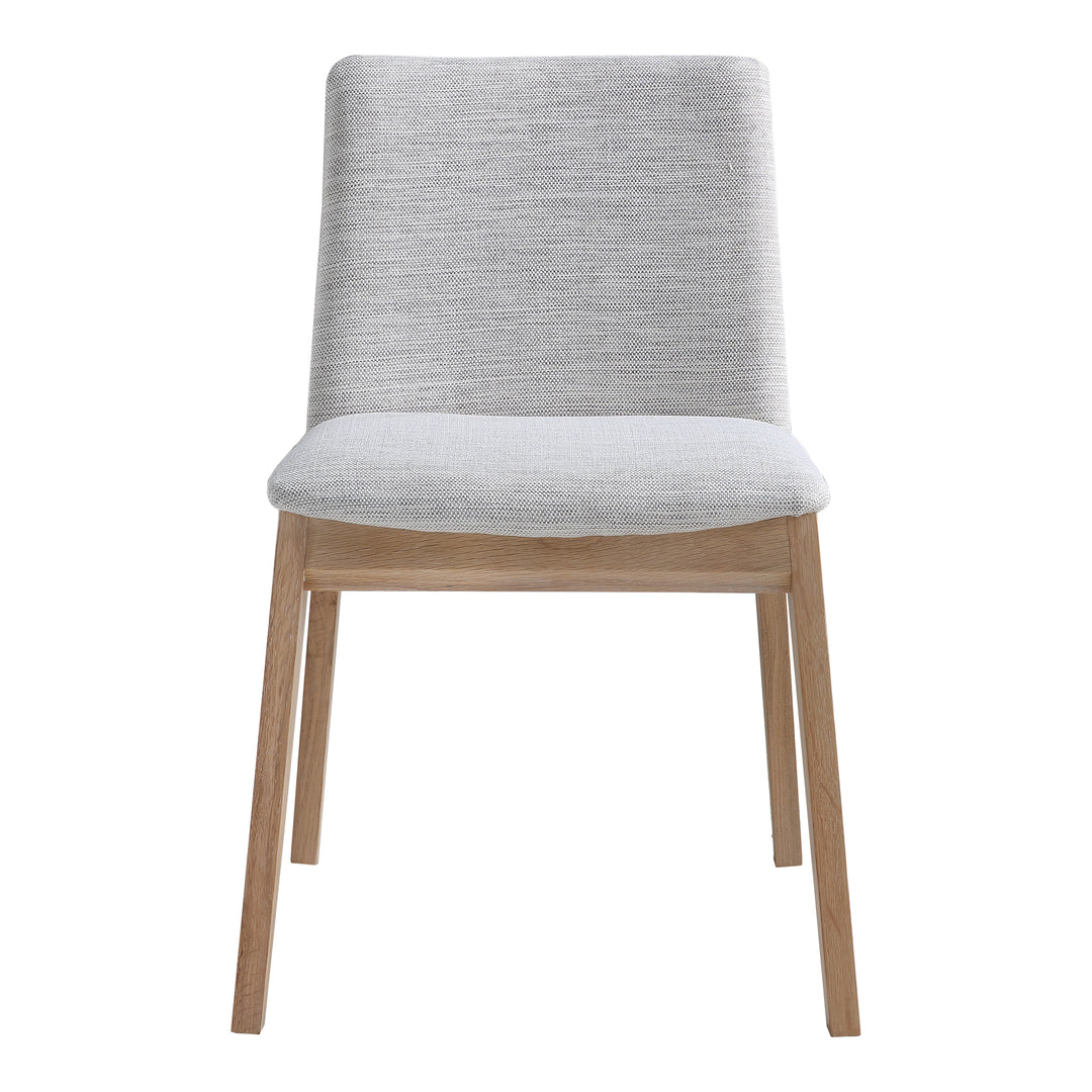 Zenith Oak Dining Chair Set of Two - Grey
