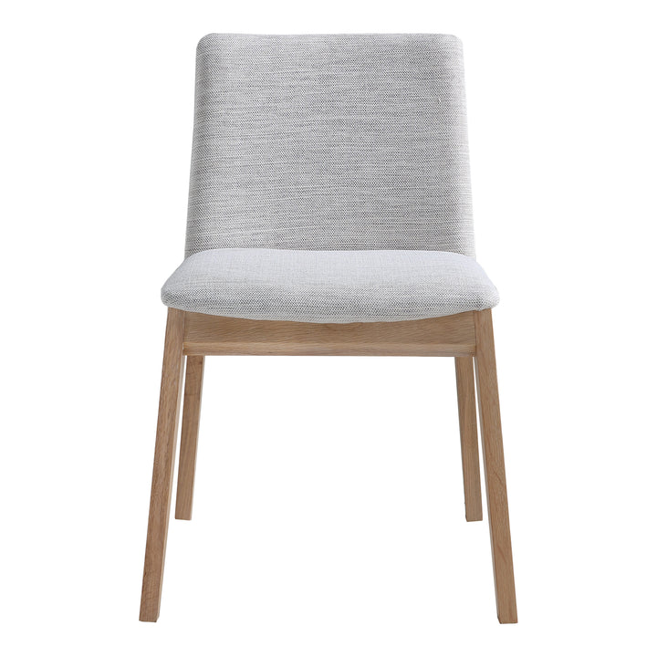 Zenith Oak Dining Chair Set of Two - Grey