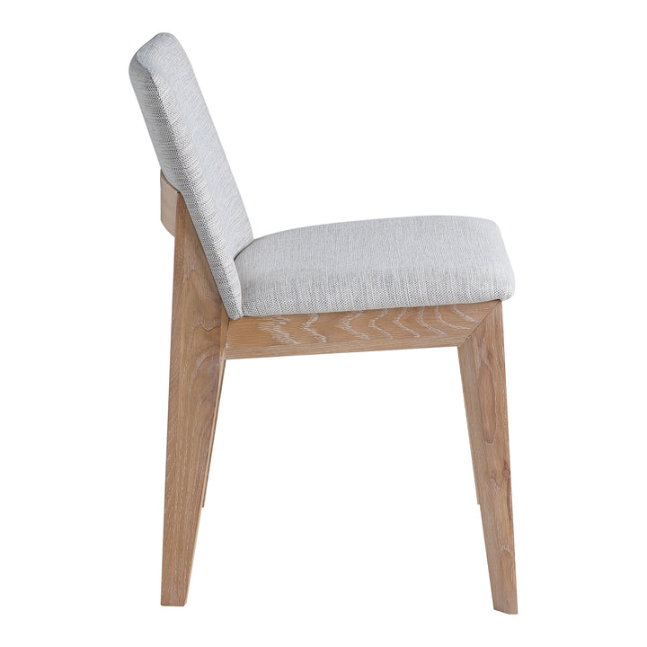 Zenith Oak Dining Chair Set of Two - Grey