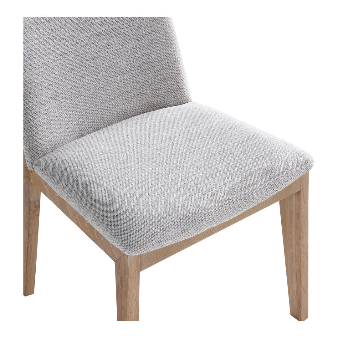 Zenith Oak Dining Chair Set of Two - Grey