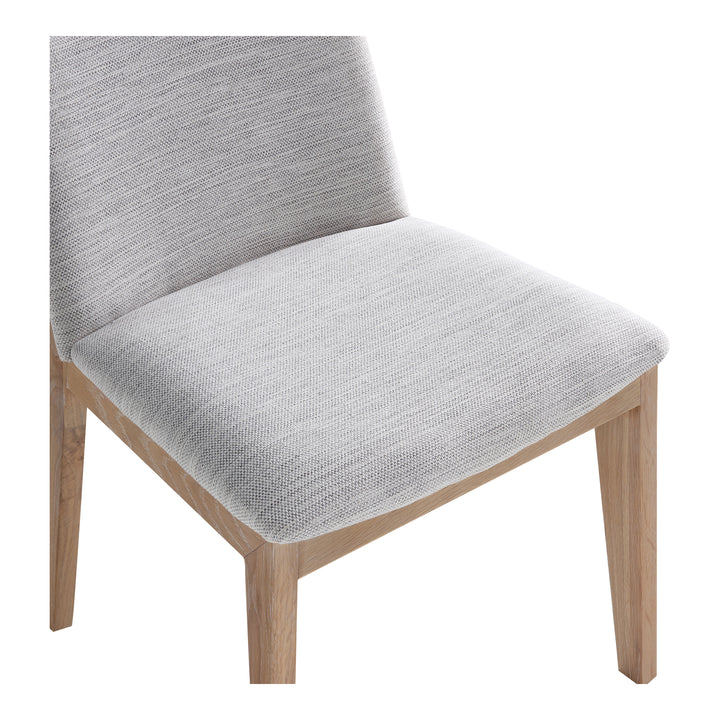 Zenith Oak Dining Chair Set of Two - Grey