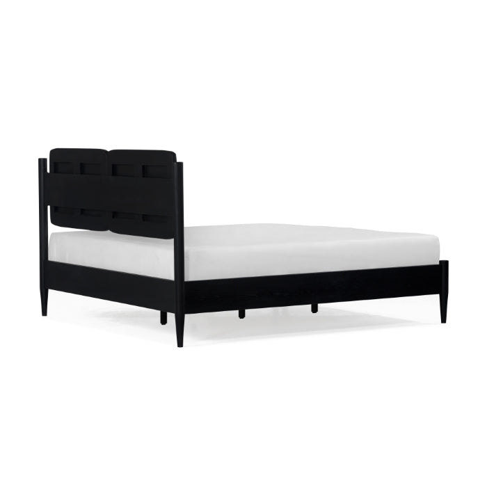 Grand Charcoal Sculpted Oak Sleep Haven