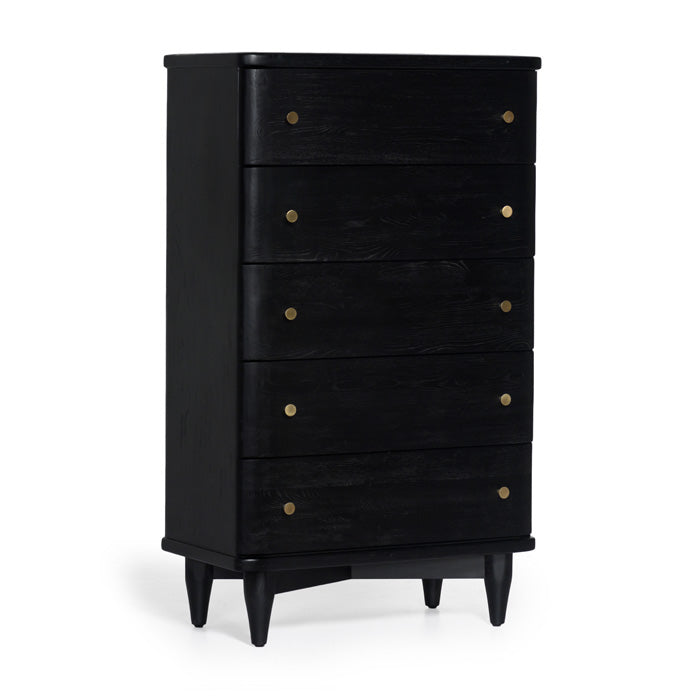 Serene Oak Charcoal Storage Chest