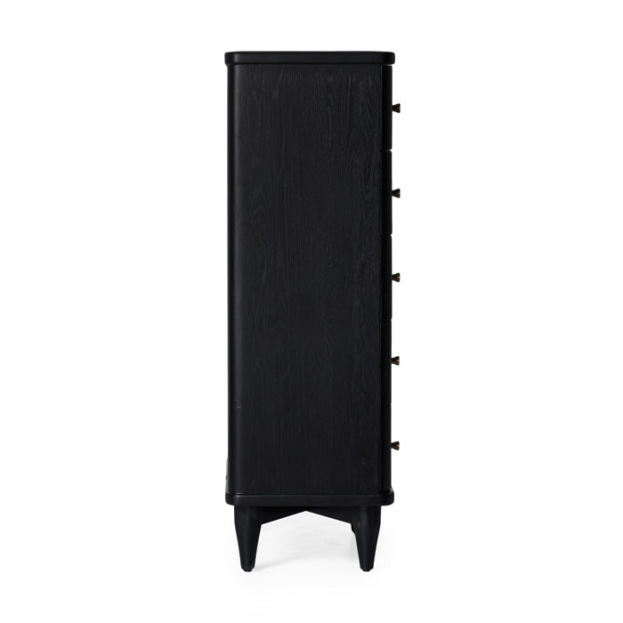 Serene Oak Charcoal Storage Chest