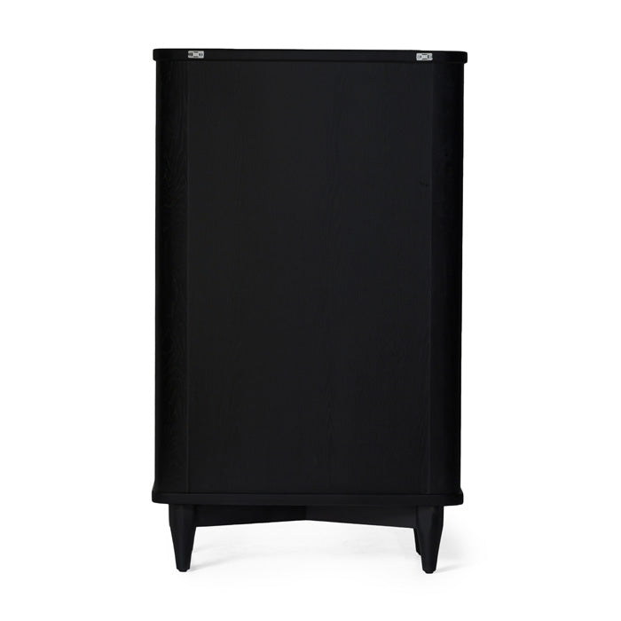 Serene Oak Charcoal Storage Chest