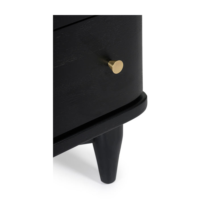 Serene Oak Charcoal Storage Chest